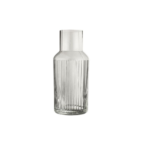 Glass pitcher striped